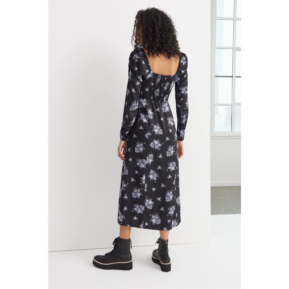 New Anthropologie Hedy Ruffled Midi Dress by Maeve $168 SIZE 8 Floral Boho - Picture 4 of 4